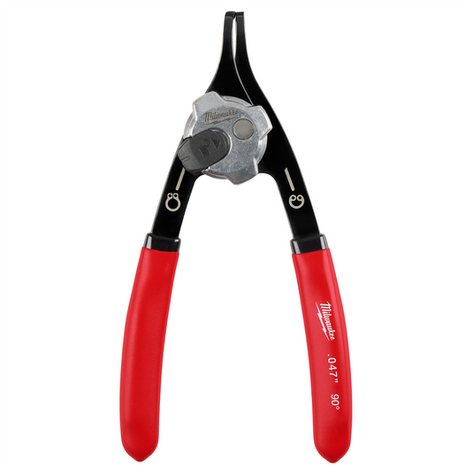 Milwaukee Tool .047"" Convertible Snap Ring Pliers - 90 Degree