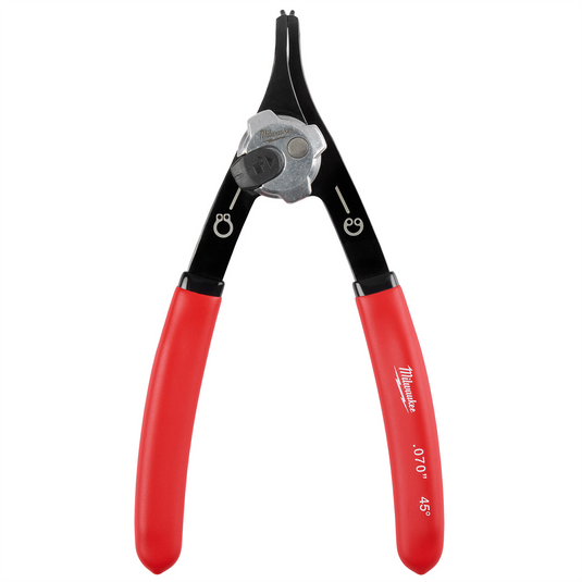 Milwaukee Tool .070"" Convertible Snap Ring Pliers - 45 Degree