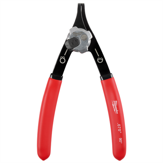 Milwaukee Tool .070"" Convertible Snap Ring Pliers - 90 Degree