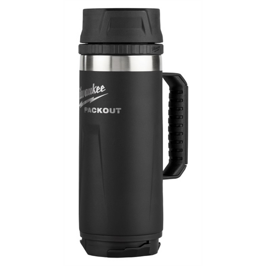 Milwaukee Tool PACKOUT 18oz Insulated Mug with Sip Lid - Black
