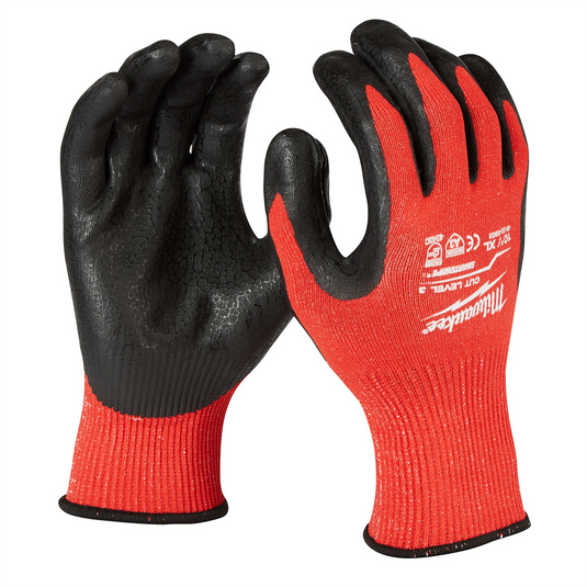 Milwaukee Tool 12 Pk Cut 3 Dipped Gloves - XL