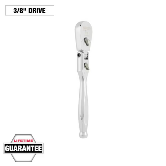 Milwaukee Tool 3/8"" Drive 9"" Flex Head Ratchet