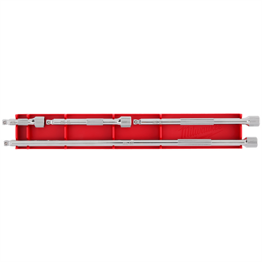 Milwaukee Tool 4pc 1/4&rdquo; Drive Wobble Extension Set