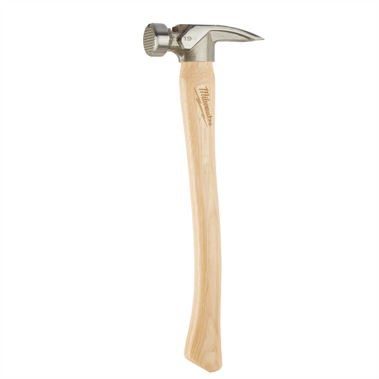 Milwaukee Tool 19oz Milled Face Hickory Handle Framing Hammer