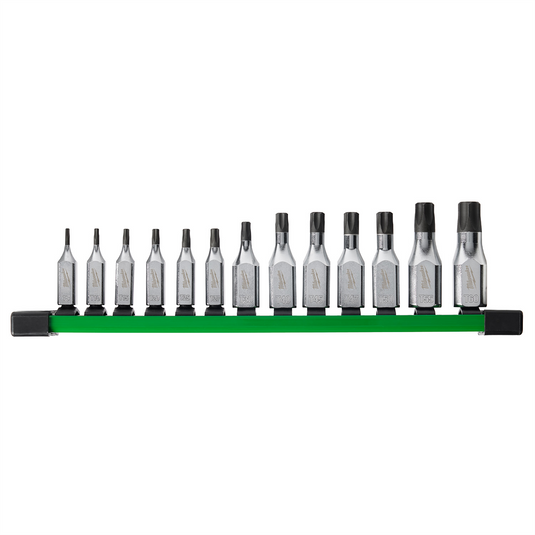 Milwaukee Tool 13pc 1/4"" and 3/8"" Drive TORX Bit Socket Set