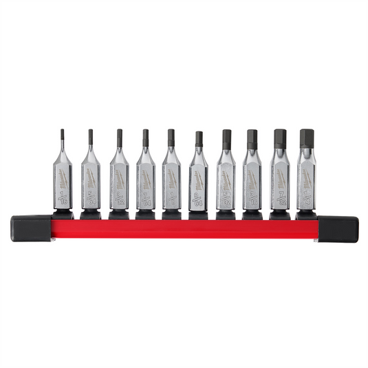 Milwaukee Tool 10pc 1/4"" Drive Hex Bit Socket Set - SAE