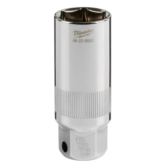 Milwaukee Tool 3/8"" Drive 13/16"" Spark Plug Socket
