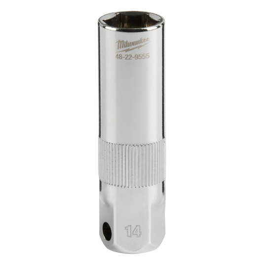 Milwaukee Tool 3/8"" Drive 14MM Spark Plug Socket