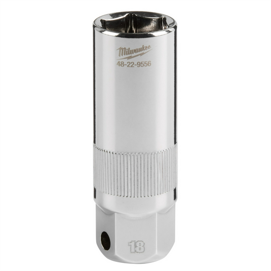 Milwaukee Tool 3/8"" Drive 18MM Spark Plug Socket
