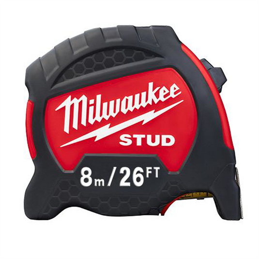 Milwaukee Tool 8m/26ft STUD Tape Measure