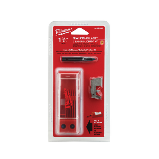 Milwaukee Tool SWITCHBLADE 3 Blade Replacement 1-3/8"" Kit