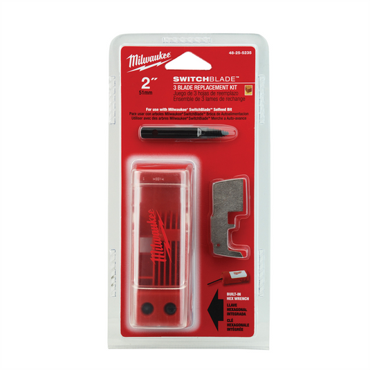 Milwaukee Tool SWITCHBLADE 3 Blade Replacement 2"" Kit