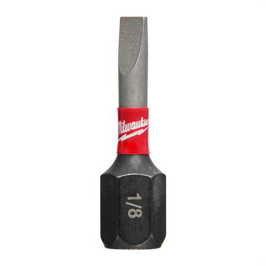 Milwaukee Tool Shockwave Impact Slotted 1/8"" Insert Bits (25PK)