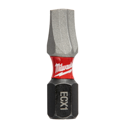 Milwaukee Tool SHOCKWAVE Impact ECX 1 Insert Bits (25PK)