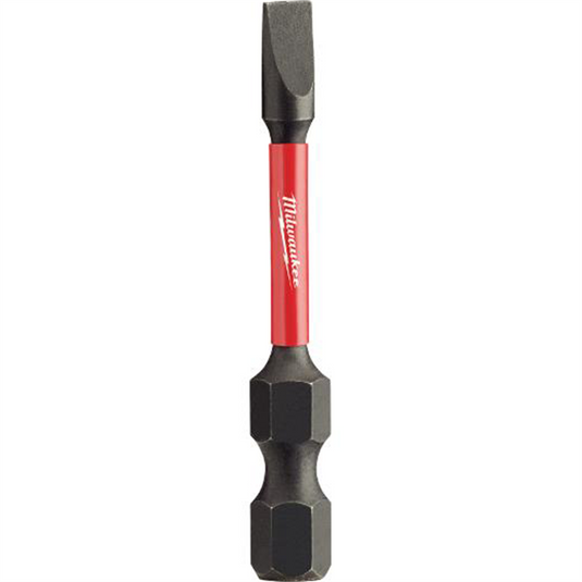 Milwaukee Tool Shockwave 2"" Impact Slotted 1/8"" Power Bits (25PK)