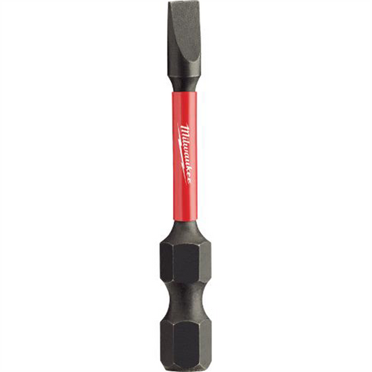 Milwaukee Tool Shockwave 2"" Impact Slotted 3/16"" Power Bits (25PK)