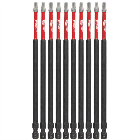 Milwaukee Tool SHOCKWAVE 6"" Impact Torx T25 Power Bits (10 Pk)