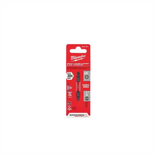 Milwaukee Tool SHOCKWAVE POWER BIT (PH2 & SL 1/4)