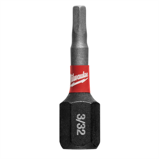 Milwaukee Tool SHOCKWAVE Impact Hex 3/32"" Insert Bits (Bulk 25)