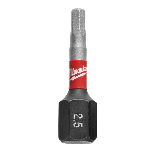 Milwaukee Tool SHOCKWAVE Impact Hex 2.5MM Insert Bits (Bulk 25)