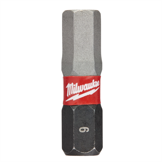 Milwaukee Tool SHOCKWAVE Impact Hex 6 MM Insert Bits (Bulk 25)