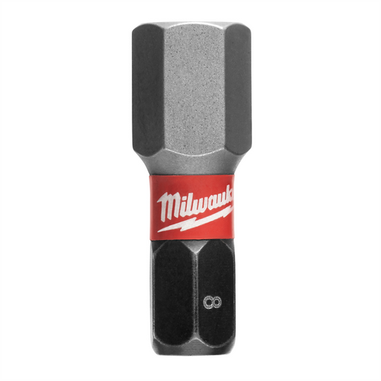 Milwaukee Tool SHOCKWAVE Impact Hex 8 MM Insert Bits (Bulk 25)
