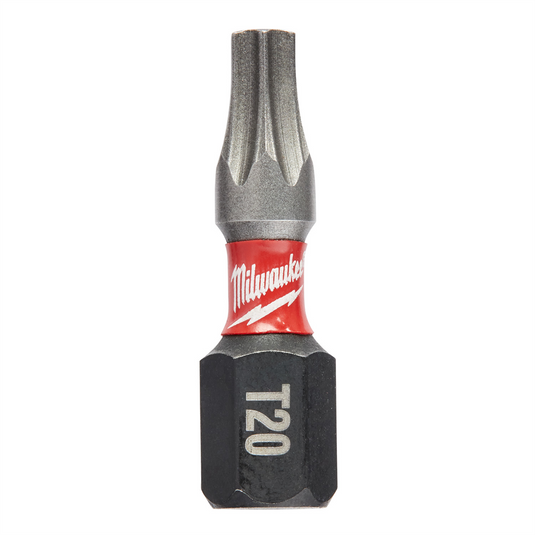 Milwaukee Tool SHOCKWAVE INSERT BIT TORX T20 - BULK (25)