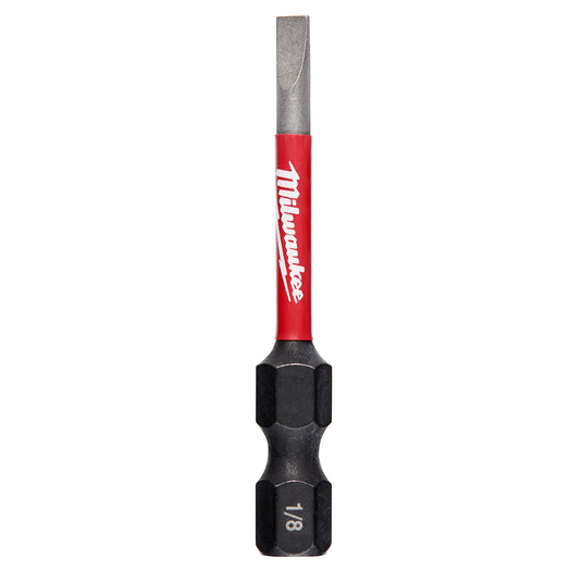 Milwaukee Tool SHOCKWAVE 2"" Impact Slotted 1/8"" Power Bits (Bulk 25)