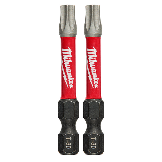 Milwaukee Tool SHOCKWAVE 2"" Impact Torx T30 Power Bits (2PK)