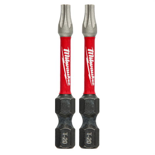 Milwaukee Tool SHOCKWAVE 2"" Impact Torx T20 Power Bits (2PK)