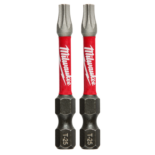 Milwaukee Tool SHOCKWAVE 2"" Impact Torx T25 Power Bits (2PK)