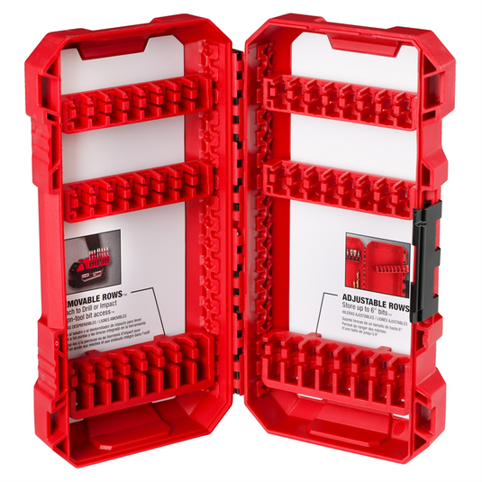 Milwaukee Tool Customizable Medium Case for Impact Driver Accessories