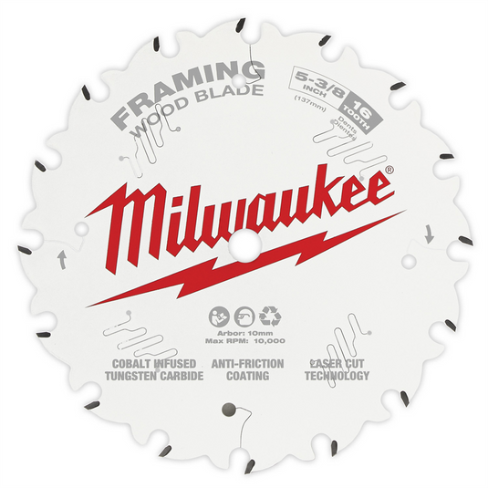 5-3/8"" 16T Framing Circular Saw Blade
