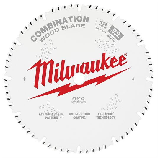 Milwaukee Tool 12"" 60T Combination Circular Saw Blade