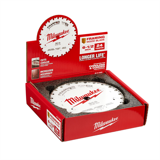 Milwaukee Tool 6-1/2"" 24T Framing Circular Saw Blades Bulk 10