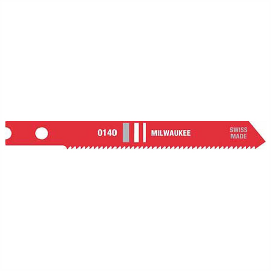 Milwaukee Tool 2-3/4"" METAL CUTTING JIG SAW BLADES; 24 TPI; HIGH SPEED STEEL; U-SHANK; (5-PK)