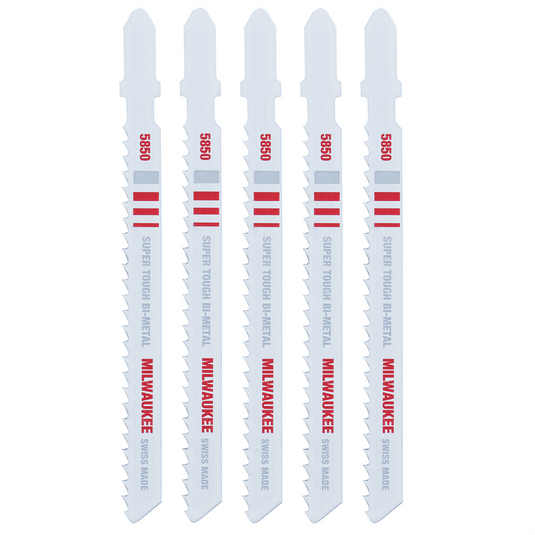 Milwaukee Tool 4"" 8 TPI Bi-Metal Jig Saw Blade (5 PK)