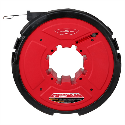 Milwaukee Tool M18 FUEL ANGLER 240' x 1/8"" Steel Pulling Fish Tape Replacement Cartridge