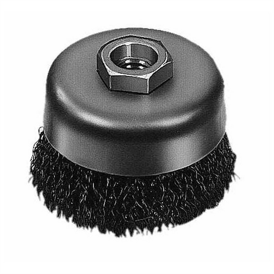 Milwaukee Tool 5"" Crimped Wire Cup Brush- Carbon Steel