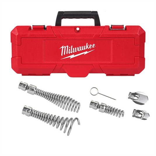 Milwaukee Tool 1-1/4"" - 2"" Head Attachment Kit for Milwaukee&reg; 5/8"" Sectional Cable