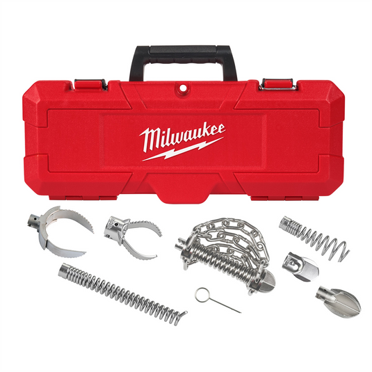 Milwaukee Tool 2"" - 4"" Head Attachment Kit for Milwaukee&reg; 7/8"" Sectional Cable