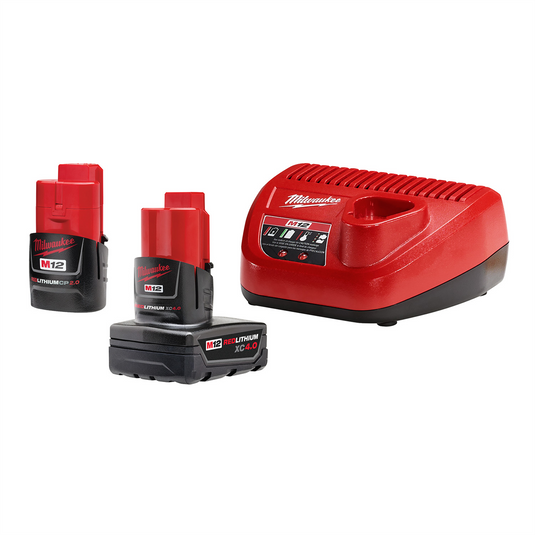 Milwaukee Tool M12&trade; REDLITHIUM&trade; CP2.0/XC4.0 Starter Pack