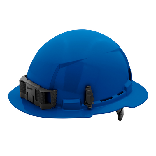 Milwaukee Tool BOLT Blue Full Brim Hard Hat w/6pt Ratcheting Suspension (USA) - Type 1; Class E