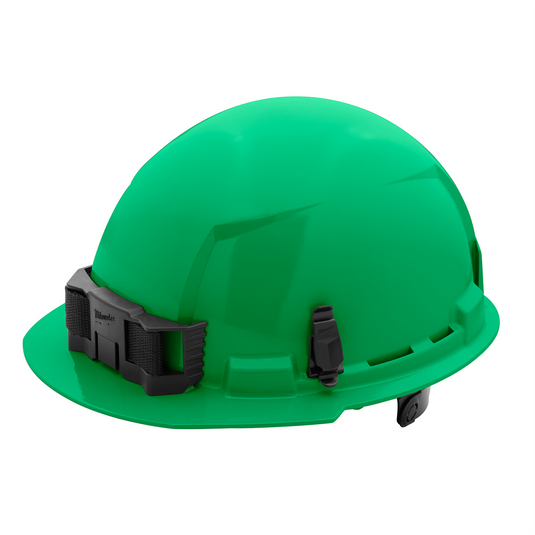 Milwaukee Tool BOLT Green Front Brim Hard Hat w/6pt Ratcheting Suspension (USA) - Type 1; Class E