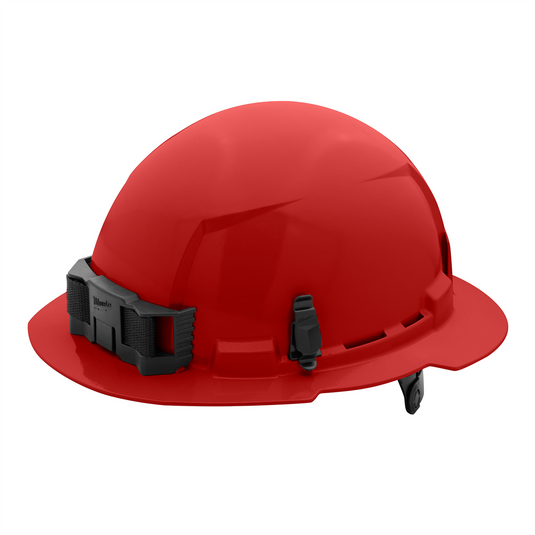 Milwaukee Tool BOLT Red Full Brim Hard Hat w/6pt Ratcheting Suspension (USA) - Type 1; Class E