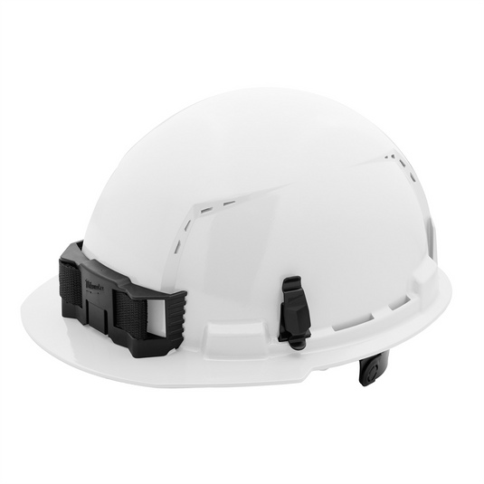 Milwaukee Tool BOLT White Front Brim Vented Hard Hat w/6pt Ratcheting Suspension (USA) - Type 1; Class C