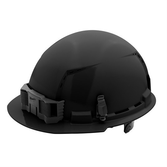 Milwaukee Tool BOLT Black Front Brim Vented Hard Hat w/6pt Ratcheting Suspension (USA) - Type 1; Class C