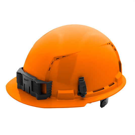 Milwaukee Tool BOLT Orange Front Brim Vented Hard Hat w/6pt Ratcheting Suspension (USA) - Type 1; Class C