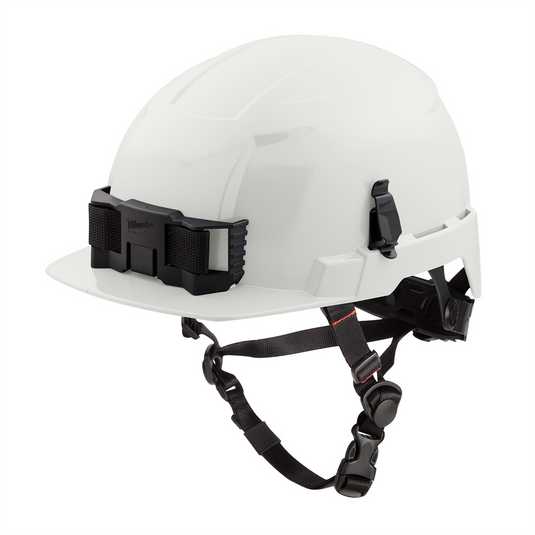 Milwaukee Tool BOLT White Front Brim Safety Helmet (USA) - Type 2; Class E