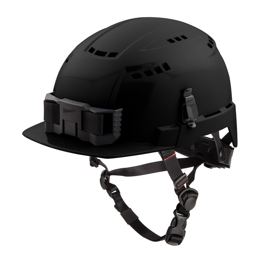 Milwaukee Tool BOLT Black Front Brim Vented Safety Helmet (USA) - Type 2; Class C